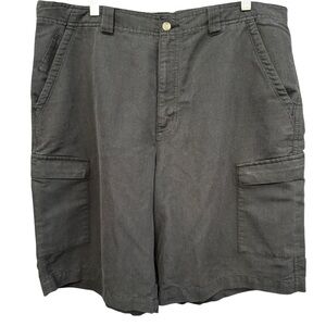 Columbia Men’s L XC.O Cargo Shorts Black Outdoor Utility Pockets